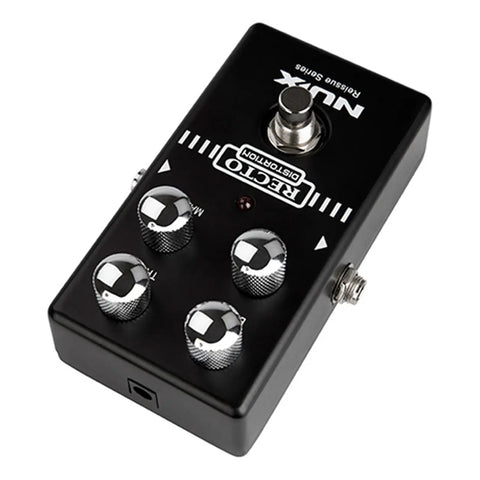Pedal De Distorsión Para Guitarra Nux Recto Distortion Negro