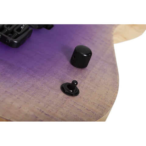 Guitarra Schecter Elect. John Browne Tao-8 Ozone Burst Diestro Violeta Ébano