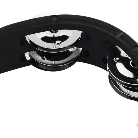 Pandero De Mano Meinl Headliner Elíptico Negro Con 14 Sonajas