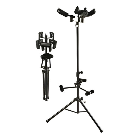 Soporte Para Tres Guitarras Con Autobloqueo Quiklok Gs-538 Negro