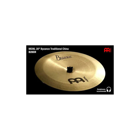 Platillo China Meinl Byzance Traditional 20 Pulgadas Bronce B20ch