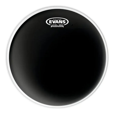 Parche De Golpe Para Tom 14 PuLG Black Chrome Evans Tt14chr Negro