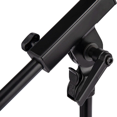 Soporte Bajo Para Micrófono Bombo Ampli Hercules Ms120b Pro Negro