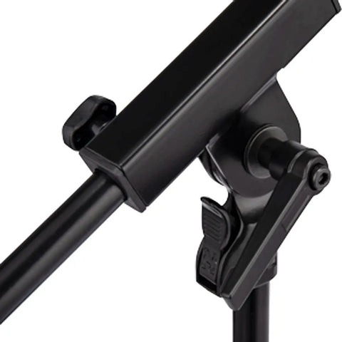 Soporte Bajo Para Micrófono Bombo Ampli Hercules Ms120b Pro Negro