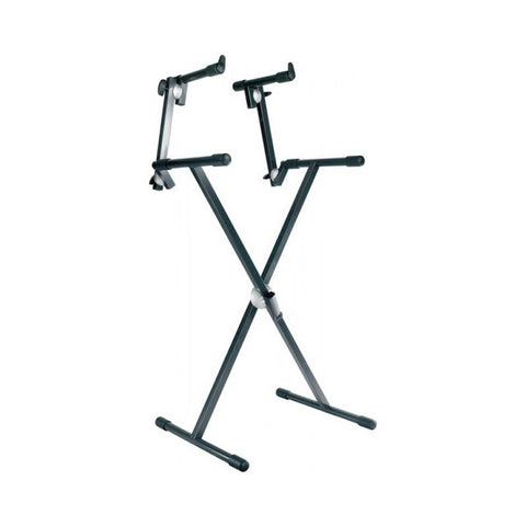 Proel Spl-152 Soporte Base Doble Ajustable Para Teclados Color Gris