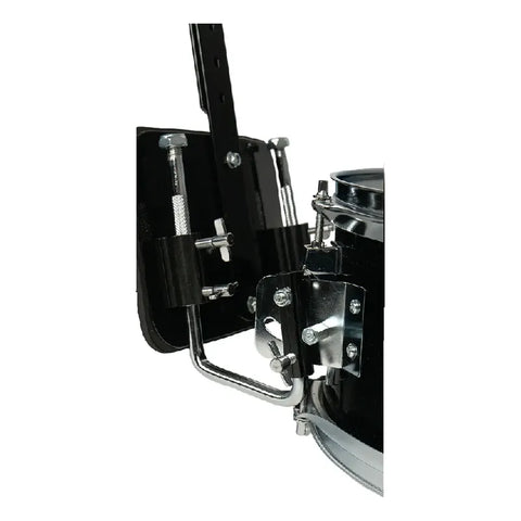 Tarola De Marcha New Beat 14  X 5.5  Modelo Nb-masd1 Aro Acero Plata Negro