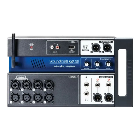 Mezcladora Digital Inalámbrica 12 Canales Soundcraft Ui-12