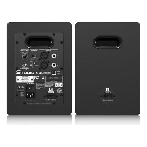 Monitor Behringer Estudio 50usb Par Biamplificados 100w