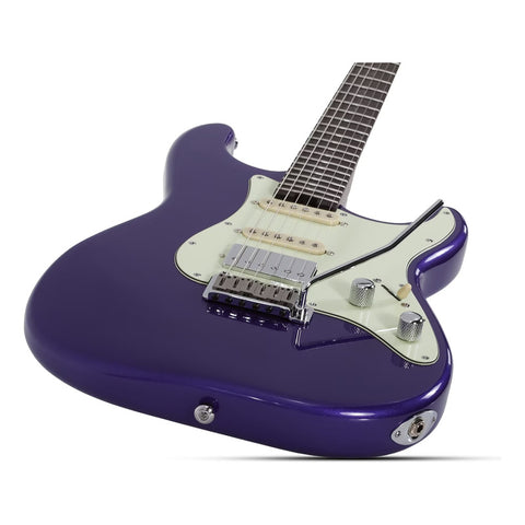 Guitarra Schecter Nick Johnston Trad 10 Anniversary Violet Diestro Lila Ébano