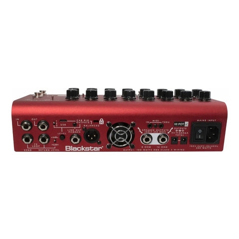 Amplificador Y Pedal De Efectos Blackstar Dpto. 10 Amped 2 Rojo