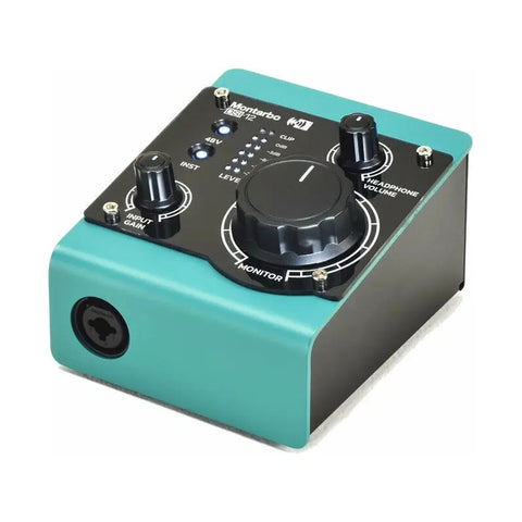 Interfaz De Audio Montarbo Dsi-12 Usb Para 1 Canal 24 Bit 192 Khz Cian