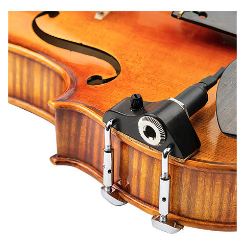 Pastilla Pasiva Kna Vv-3v Piezoeléctrico Para Violin O Viola Negro