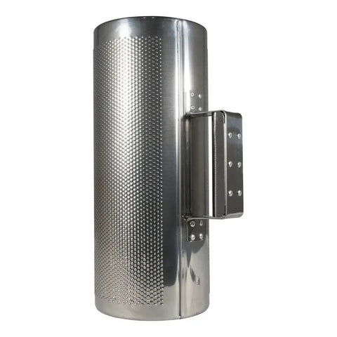 Guiro Guira De Acero Con Raspador Merengue Maxtone Mgtc-04 Plateado