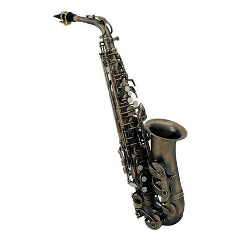 Roy Benson As-202a Saxofon Alto Eb Laqueado Antiguo Agudo F
