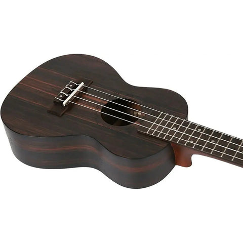 Flight Duc460 Amara Ukelele Concierto Con Funda Color Negro