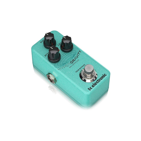 Pedal Compresor Tc Electronic Hypergravity Mini Verde Para Guitarra Eléctrica