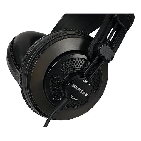 Audífonos Over-ear Samson Sr850 Gamer Con Cancelación De Ruido Negro