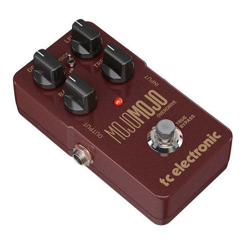 Pedal Overdrive Tc Electronic Mojomojo Para Guitarra Eléctrica Bordó