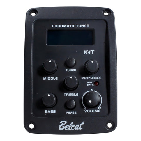 Belcat K4t Pastilla Para Guitarra Acústica C/ Afinador