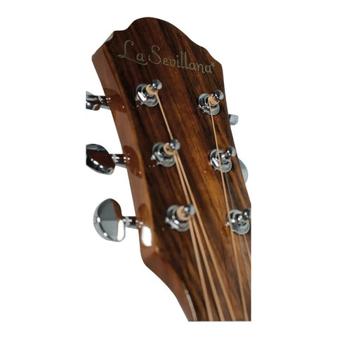 Guitarra Electroacústica La Sevillana Tx-200ceq Tsb Sombreado