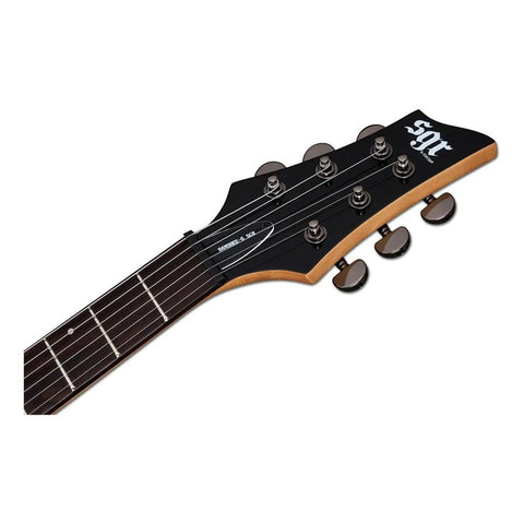Guitarra Eléctrica Schecter Sgr Banshee-6 Tilo Humbucker Metallic Red Diestro Palo De Rosa