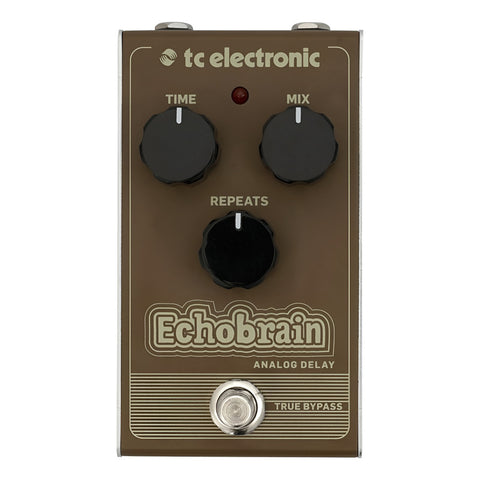 Pedal Para Guitarra Tc Electronic Echobrain Analog Delay Café