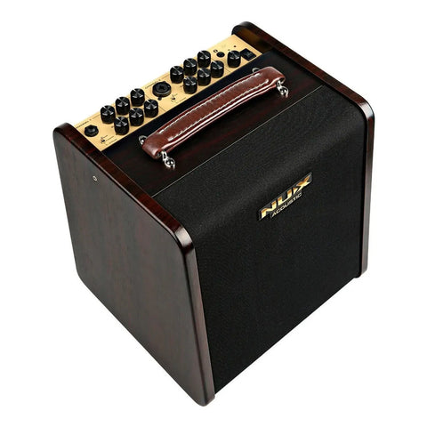 Amplificador Para Guitarra Acústica 80w Nux Stageman 2 Marrón Oscuro