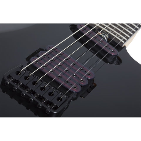 Guitarra Eléctrica Schecter Sunset-6 Triad Gloss Black Diestro Negro