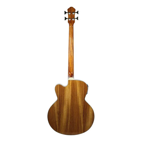 Bajo Electroacústico De 4 Cuerdas La Sevillana B-1004ceq Nat Natural Brillante 4