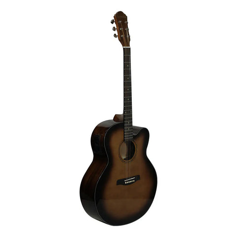 La Sevillana Ju-340ceq Guitarra Electroacústica Sunburst Color Sombreado