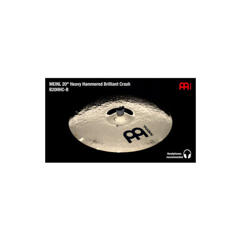 Meinl B20hhc-b Platillo Crash 20 PuLG Byzance Heavy Hammered