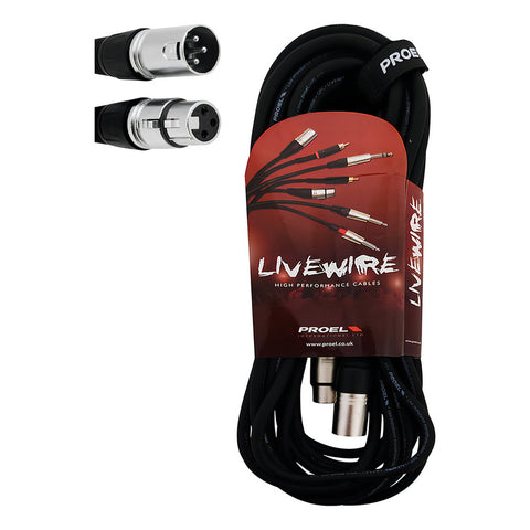 Proel Lw Mc250lu06 Cable Xlr Para Micrófono 6 Metros