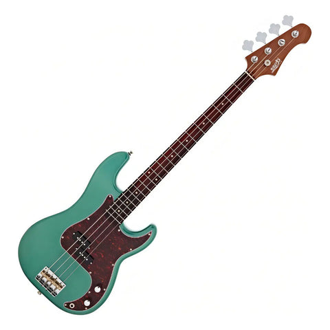 Bajo Eléctrico Jet Guitars Jpb-300 De 4 Cuerdas, Verde Oscuro Diestro