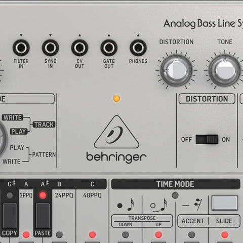 Sintetizador Bass Line Análogo Plata Behringer Td-3-sr