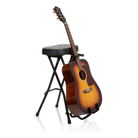 Soporte De Guitarra Con Banco Frameworks Gfw-gtrstool Negro