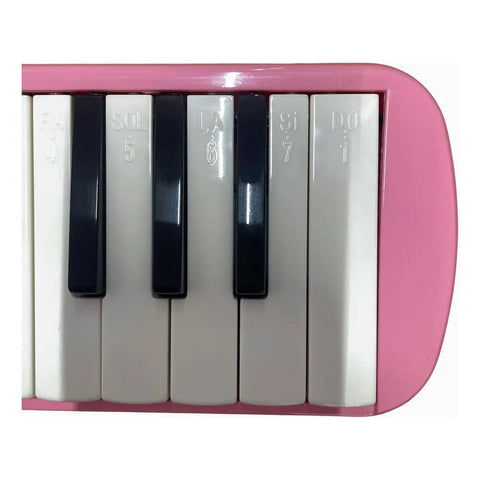 Melódica Vitale Rosa 32 Teclas Con Estuche Semirrígido Qm32a4-pksl