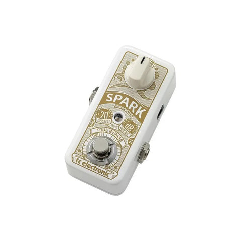 Pedal Tc Electronic Spark Mini Booster True Bypass Inm Blanco