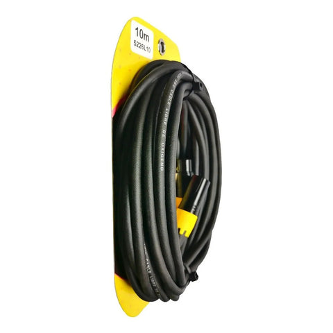 Cable Solcor Para Micrófono O Señal Xlr-xlr 5226l10 10mt Color Negro