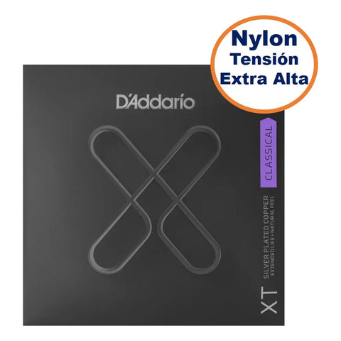Cuerdas Guitarra Nylon Tensión Extra Alta Daddario Xtc44