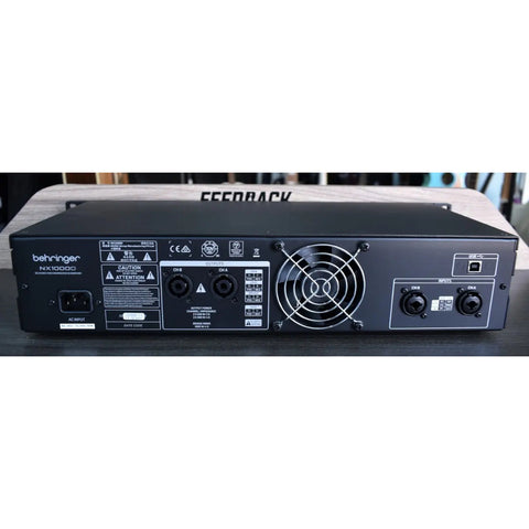 Amplificador De Potencia 1000w C/dps, Behringer Nx1000d Negro 1000 W