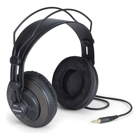 Audífonos Over-ear Samson Sr850 Gamer Con Cancelación De Ruido Negro