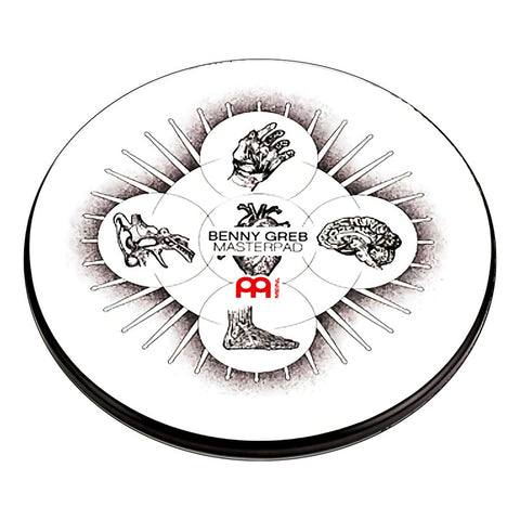 Pad Practicador Meinl Mpp-12-bg 12 PuLG Plástico Blanco Benny Greb Signature