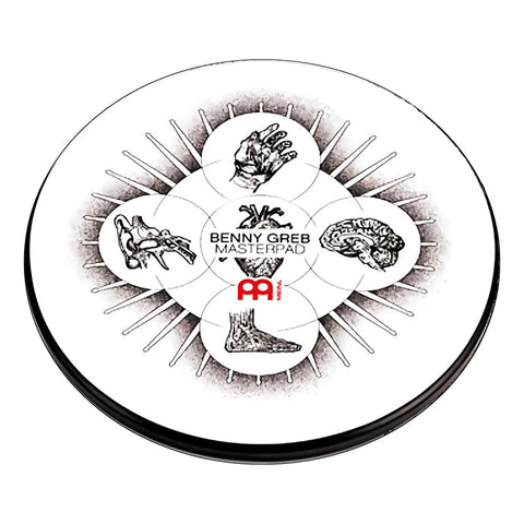 Pad Practicador Meinl Mpp-12-bg 12 PuLG Plástico Blanco Benny Greb Signature