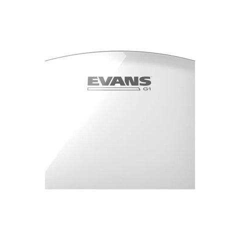 Parche Para Bombo De 20 Pulgadas Serie G1 Clear Evans Bd20g1 Blanco