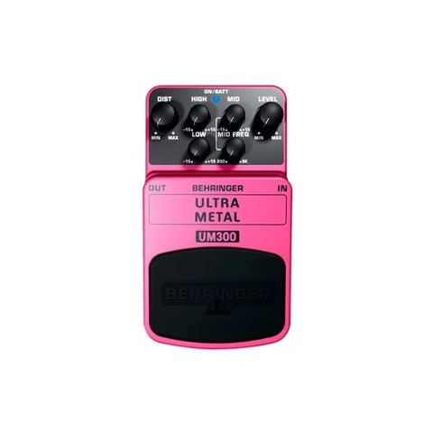 Behringer Um-300 Ultra Metal Pedal Guitarra Rosa