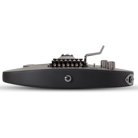 Guitarra Schecter Banshee Mach-7 Fr-s Fallout Burst Diestro Gris Oscuro Ébano