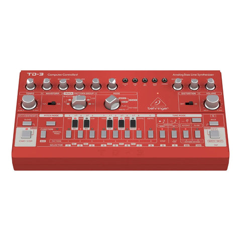 Sintetizador Bass Line Análogo Rojo Behringer Td-3-rd