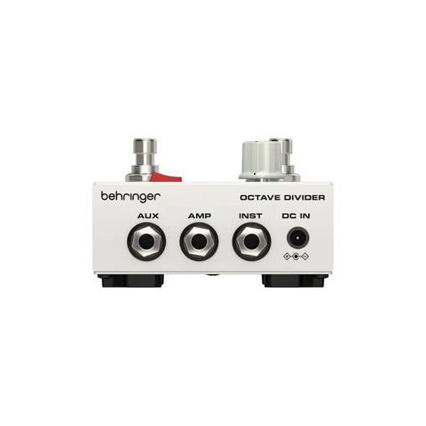 Behringer Octave Divider Pedal De Efecto Bajo O Guitarra Color Blanco