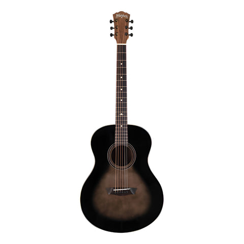 Guitarra Acústica Studio De 6 Cuerdas Washburn Novo S9 Gloss Charcoal Burst Diestro