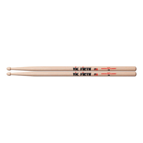 Vic Firth 2b Baquetas 16 1/4 Punta Madera Batería Percusión Color Beige